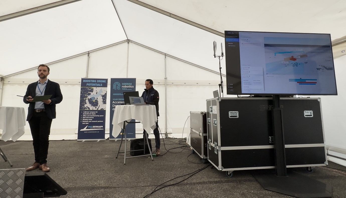GENIUS demonstrated at the International Drones Show in Odense